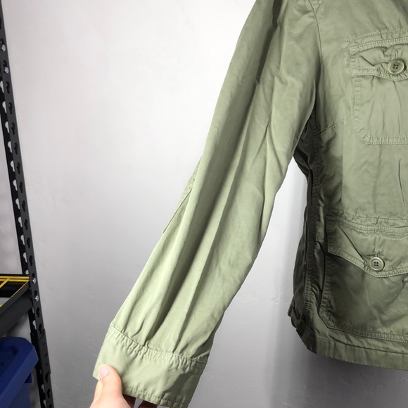 J.Crew army green jacket size medium - Picture 4 of 11